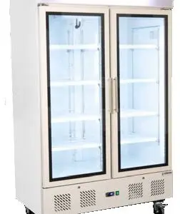 Armarios Refrigerados para exposición con Cabezal Luminoso de 2 puertas  APE-902 EDENOX