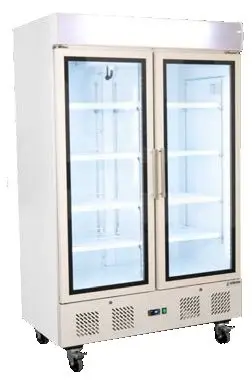 Armarios Refrigerados para exposición con Cabezal Luminoso de 2 puertas  APE-902 EDENOX