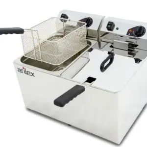 Freidora Eléctrica sin Grifo de Vaciado 10+10 Litros EVO1010