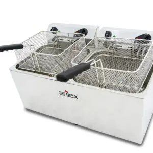 Freidora Eléctrica sin Grifo de Vaciado 12+12 Litros EVO1212TR
