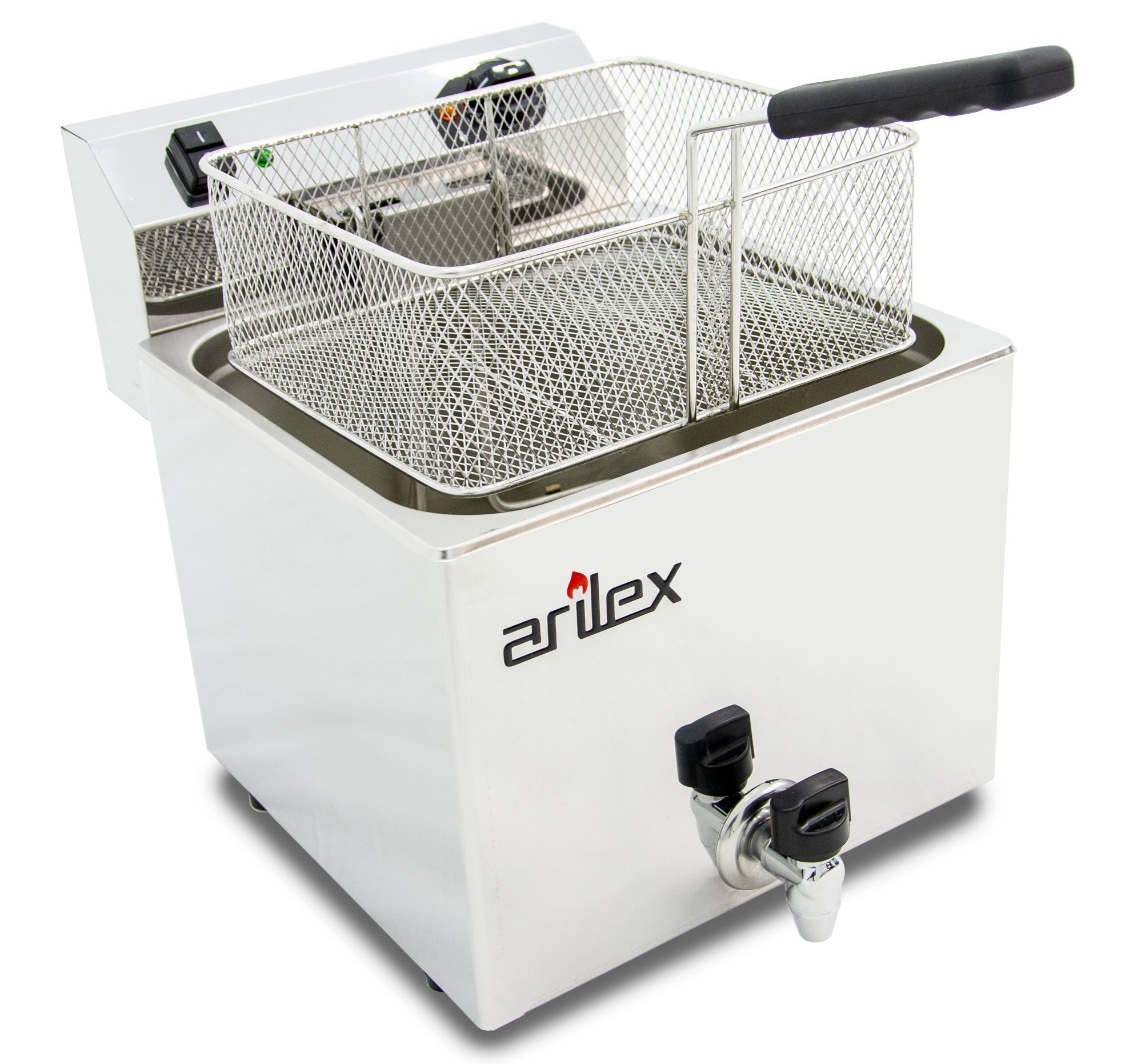 Freidora Eléctrica CON grifo de vaciado 12 Litros EVO12G