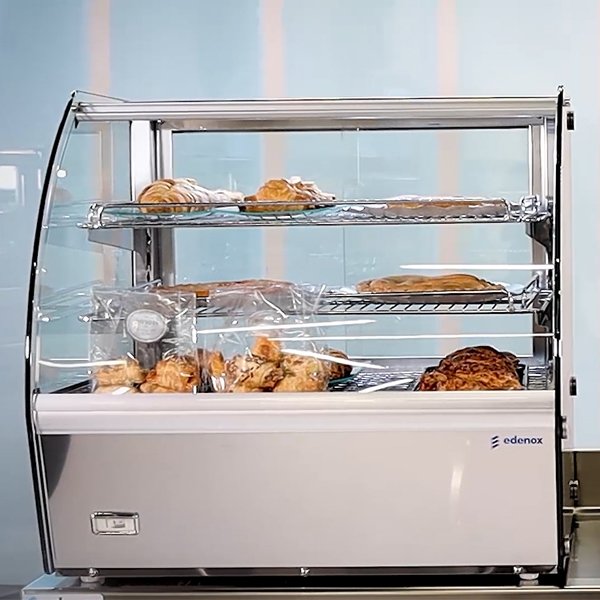 Vitrina Expositora Caliente Sobremesa de +30°C a +90°C  VECS-1  EDENOX