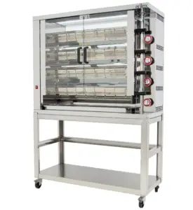 Asador de pollos a gas de 4 espadas 4ASPG