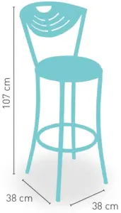 Silla con estructura tubular MEMPHIS