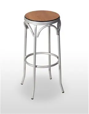Taburete con estructura tubular TABURETE ARQUILLO ALTO.RESP