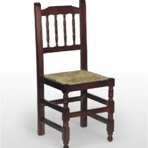 Silla de Madera de pino con asiento de Enea CASTELLANA