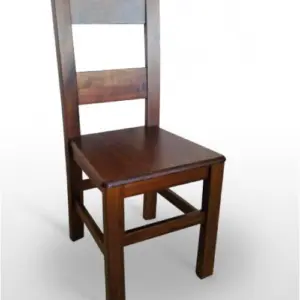 Silla de Madera de pino con asiento de madera PRAGA