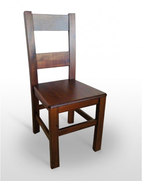 Silla de Madera de pino con asiento de madera PRAGA