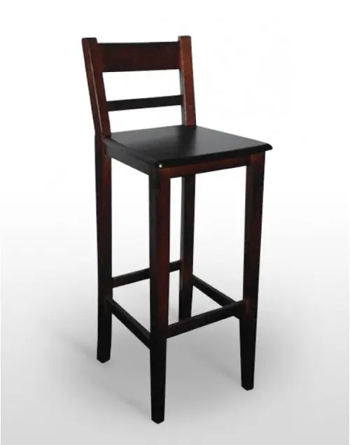 Silla de Madera de pino macizo acabado barniz con asiento en diferentes acabados MESÓN