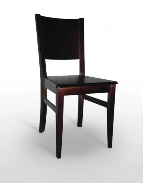 Silla de Madera de pino macizo acabado barniz con asiento en diferentes acabados RIOJA