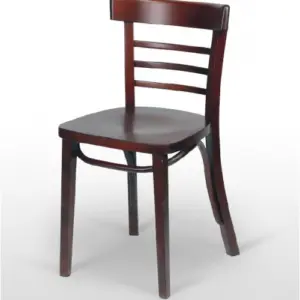 Silla de Madera de pino con asiento de madera BODEGA
