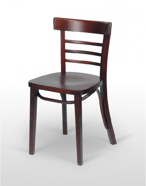 Silla de Madera de pino con asiento de madera BODEGA