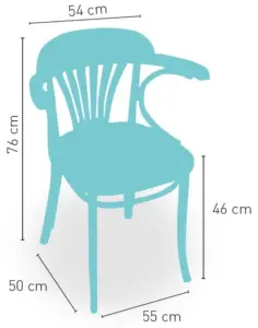 Sillón de Madera de haya barnizada SILLÓN CASINO