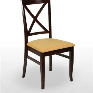 Silla de Madera de haya con asiento tapizado a elegir NIMES