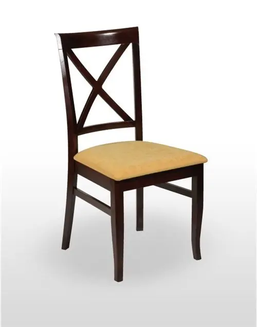 Silla de Madera de haya con asiento tapizado a elegir NIMES
