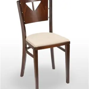 Silla de Madera de haya con asiento tapizado a elegir BRUJAS