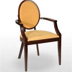 Sillón de Madera de haya con asiento tapizado a elegir BASILEA