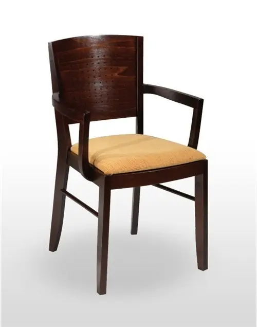 Silla de Madera de haya con asiento tapizado a elegir LONDRES