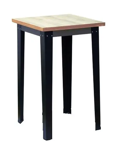 Mesa armazón metálico acabado epoxi carta colores KIEV-C
