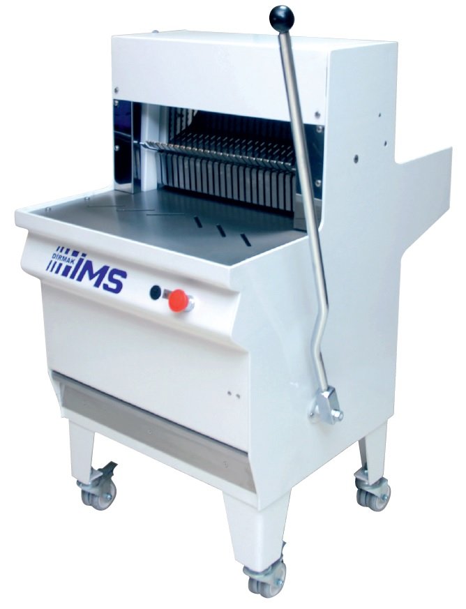 Cortadora de Pan con Empujador Mueble línea ESMIRNA IEK430S DIRMAK