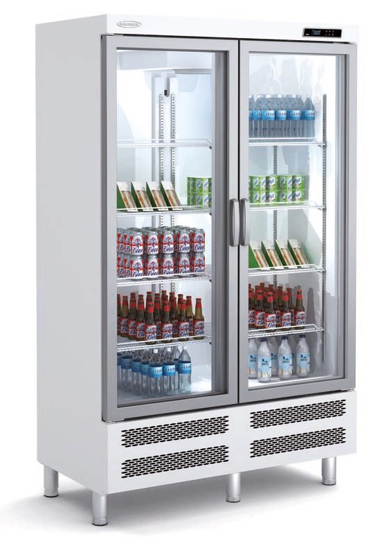Expositor Refrigerado de 1000 Litros con Puertas Abatibles AG-AR