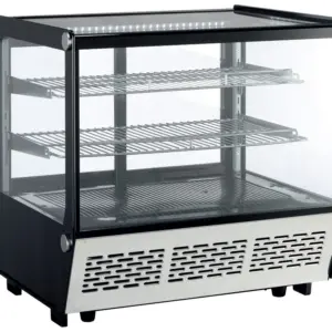Vitrina Expositora Refrigerada Sobremesa con 4 Caras de Cristal Línea PEKÍN XCW1Z CLIMAHOSTELERIA