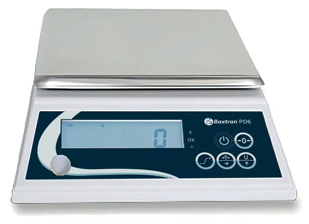 Balanza Control de Peso hasta 6 Kg Uso Interno PD6 BAXTRAN