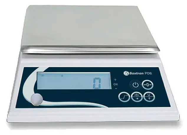 Balanza Control de Peso hasta 6 Kg Uso Interno PD6 BAXTRAN