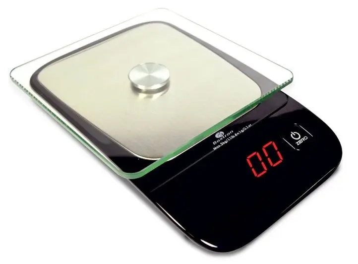 Balanza Control de Peso hasta 5 Kg Uso Interno GLASS KS BAXTRAN