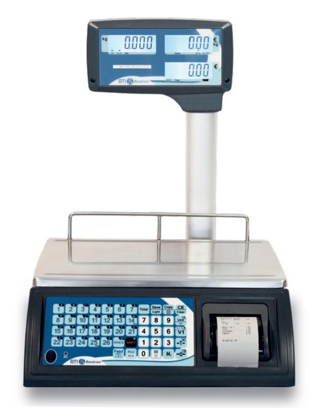 Balanza Comercial 30 Kg con Impresora 1 Vendedor RTI30 BAXTRAN