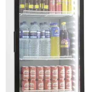 Armario Expositor Refrigerado 400 litros Puerta de Vidrio de 620x665x1850h mm RV300DIG
