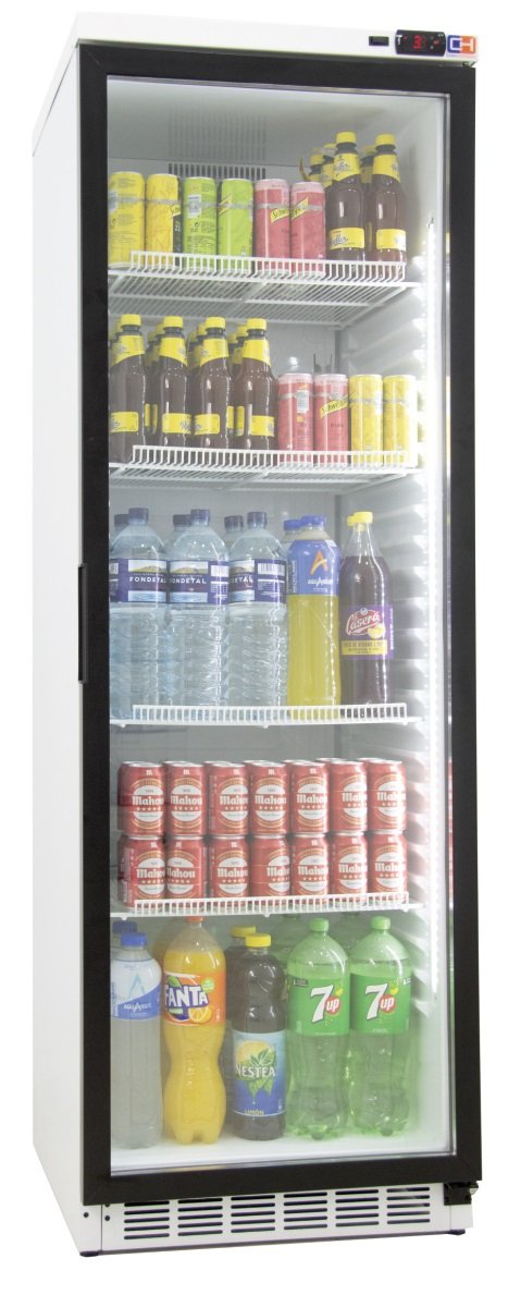 Armario Expositor Refrigerado 400 litros Puerta de Vidrio de 620x665x1850h mm RV300DIG
