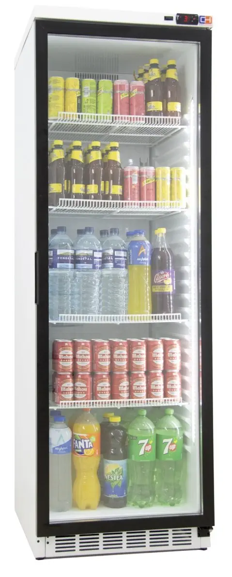 Armario Expositor Refrigerado 400 litros Puerta de Vidrio de 620x665x1850h mm RV300DIG