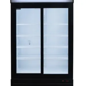 Armario Expositor Refrigerado 1000 litros 2 Puertas Correderas de Vidrio de 1130 x730 x2030h mm CSD1000S