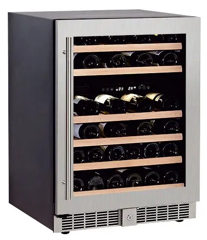 Armario de Vino de Doble Temperatura con Puerta de Vidrio W-50