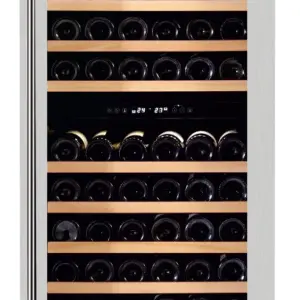Armario de Vino de Doble Temperatura con Puerta de Vidrio W-140