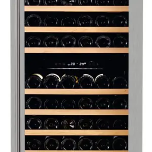 Armario de Vino de Doble Temperatura con Puerta de Vidrio W-200