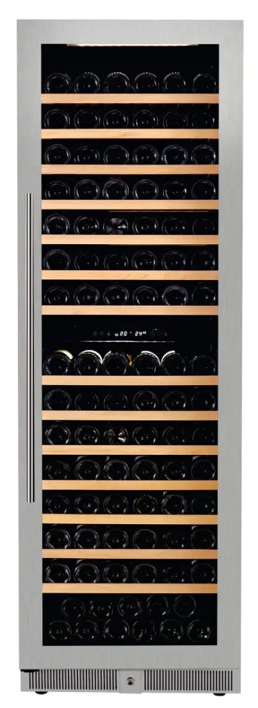 Armario de Vino de Doble Temperatura con Puerta de Vidrio W-200