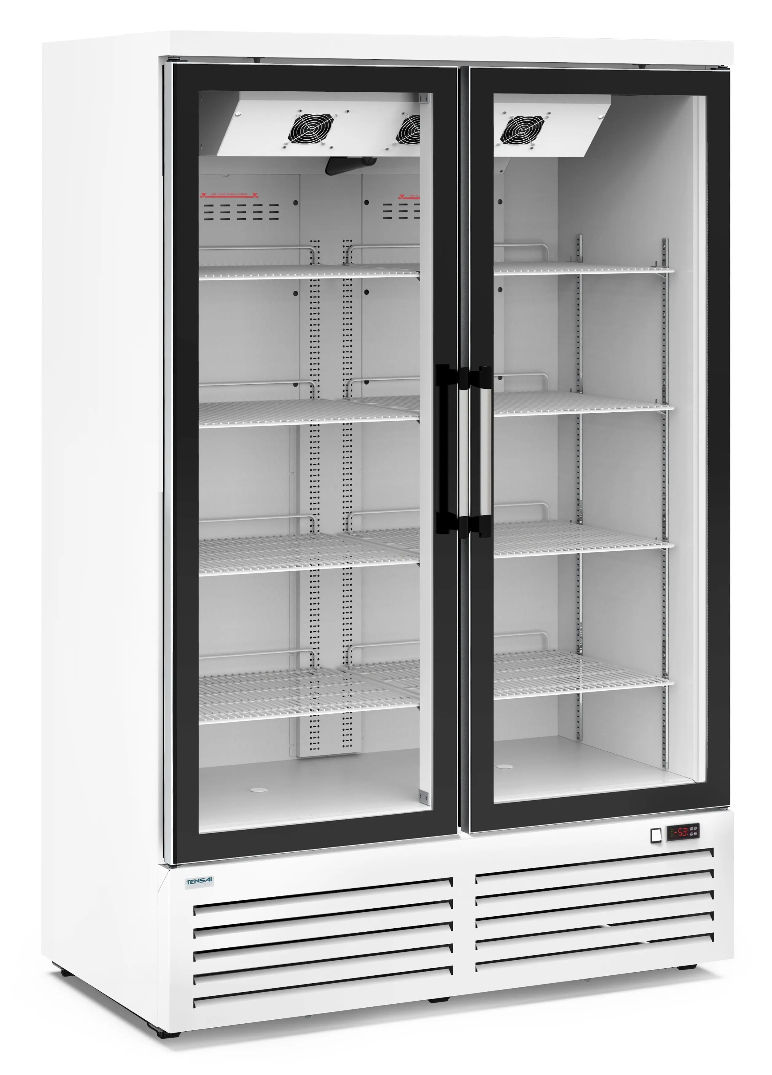 Armario Expositor Congelados 945 Litros Frío Ventilado con 2 Puertas Batientes Línea AVEIRO ACM120PV CLIMAHOSTELERIA