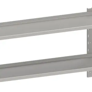 Estante Doble para Estantería Mural Acero Inoxidable Fondo 300mm Línea VARSOVIA ED123 CLIMAHOSTELERIA