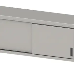 Armario Mural con Puertas Correderas de Acero Inoxidable Línea VARSOVIA AP1 CLIMAHOSTELERIA