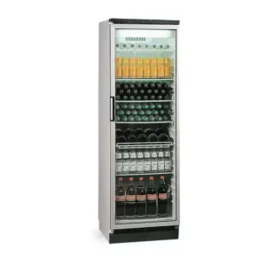 Armario Expositor Refrigerado con Puerta de Cristal 351 litros FKG 371 EUROFRED