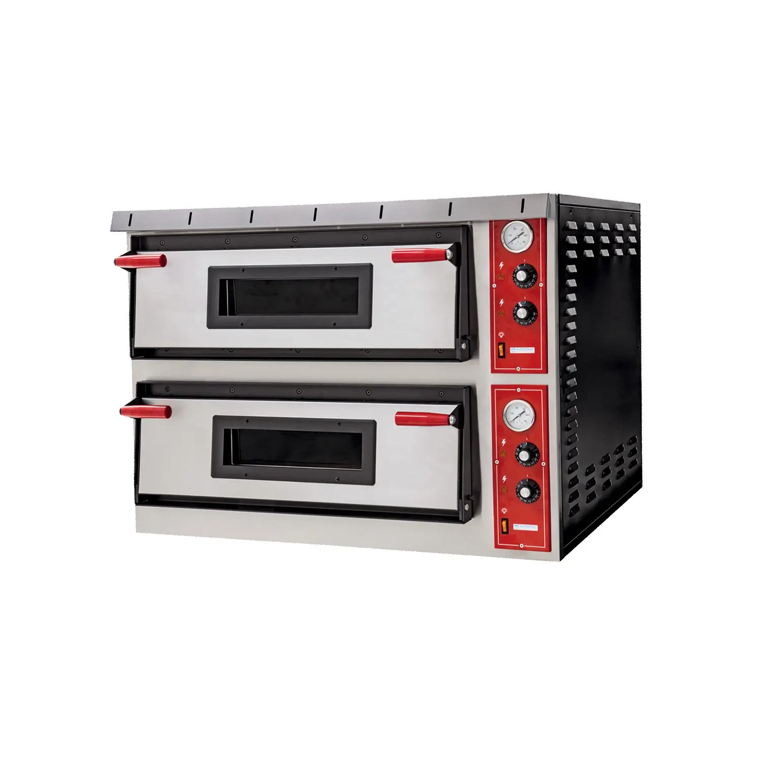 Hornos para Pizzerías profesionales y compactos de 1 o 2 cámaras NAPOLI XL469 EUROFRED
