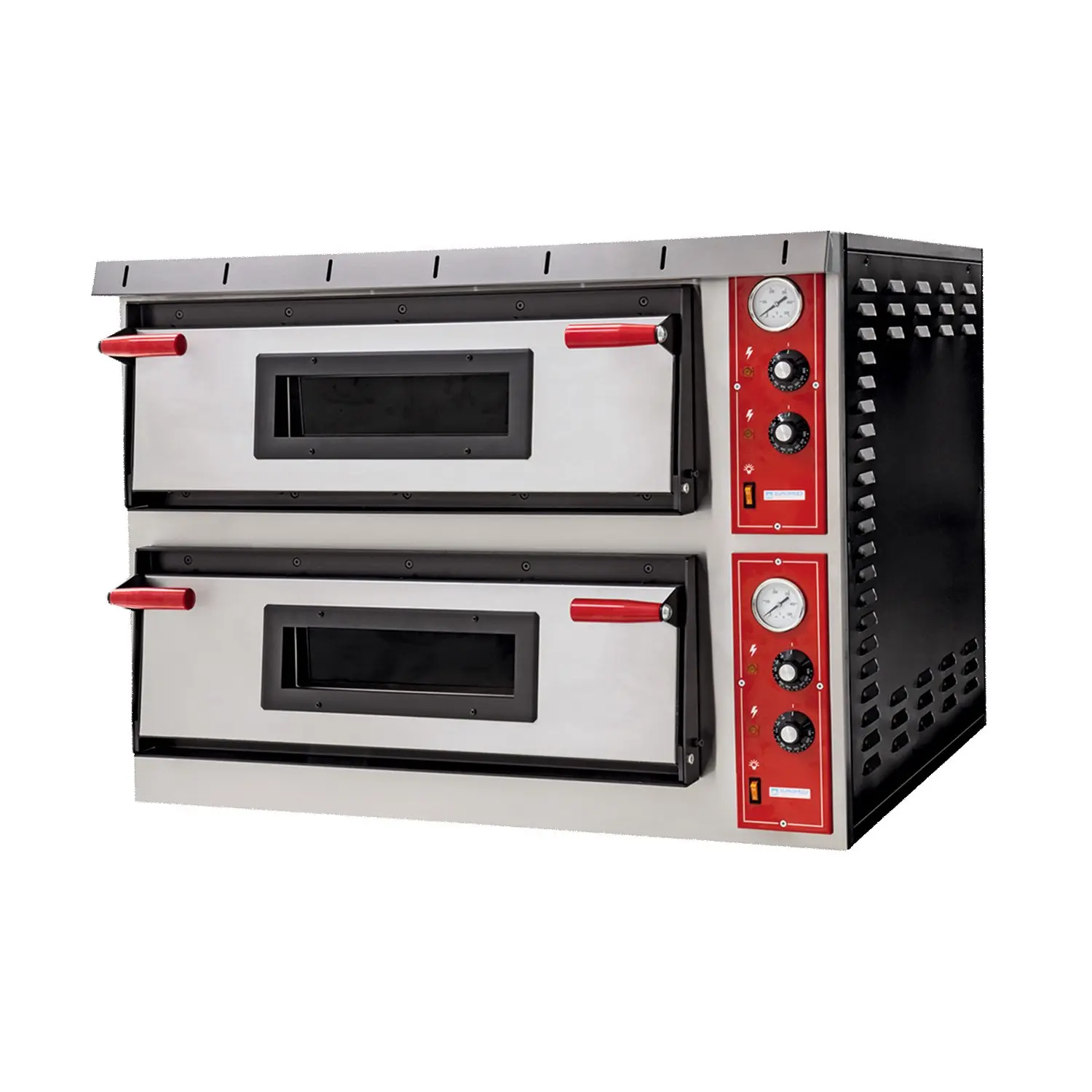 Hornos para Pizzerías profesionales y compactos de 1 o 2 cámaras NAPOLI XL469 EUROFRED