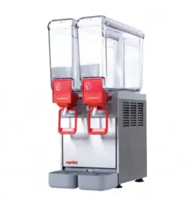 Dispensador de bebidas frías Profesional de 1 a 4 cubas de 8 litros en Acero Inox COMPACT 8 DIFRIHO