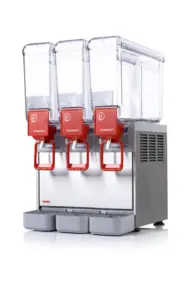 Dispensador de bebidas frías Profesional de 1 a 4 cubas de 8 litros en Acero Inox COMPACT 8 DIFRIHO