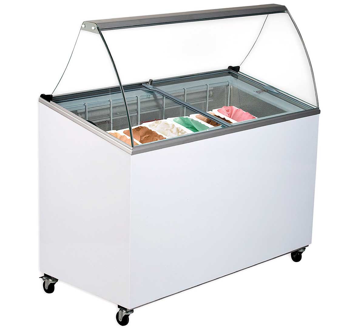 Vitrina Expositora Refrigerada Profesional para Heladerías VG-57 DIFRIHO