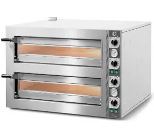 Hornos para Pizzas Eléctricos Monocámara o Bicámara TIZIANO TZ4-M DIFRIHO