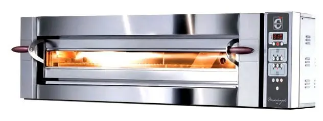 Hornos para Pizzas Eléctricos Monocámara o Bicámara con mando Electrónico o Digital MICHELANGELO ML-MICHELANGELO DIFRIHO