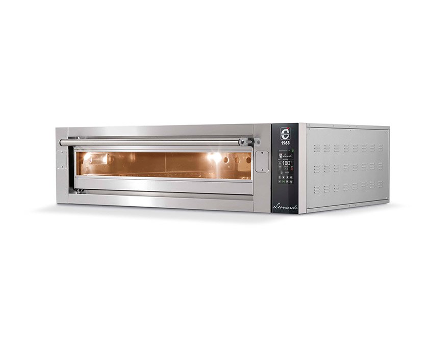 Hornos para Pizzas Eléctricos Monocámara Apilables con mandos táctiles LEONARDO LN-LEONARDO DIFRIHO